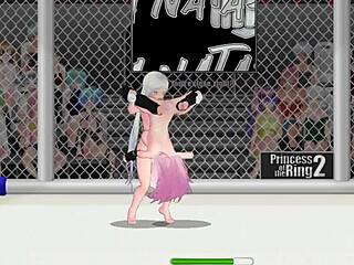 who wins when princess isabel battles natasha in fierce lesbian street catfight?