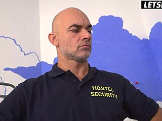 Big Tits Stacy Cruz Banged Deep Doggystyle by Monster Cock Fake Security in Horny Hostel Dorm