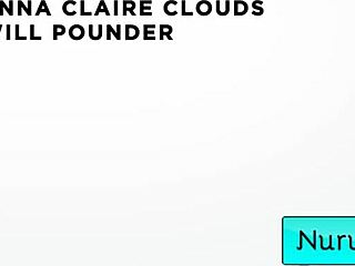 Sexy Blonde Teen Masseuse Anna Claire Clouds Delivers Slippery Nuru Handjob Cumshot To Will Pounder