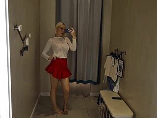 see my big tits thru transparent mall try-on haul?