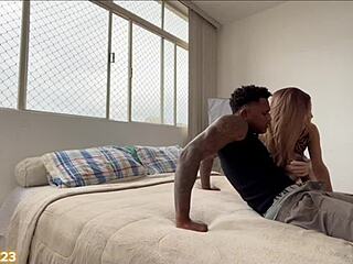 negao pounds skinny hottie's wet pussy hard 😈🍑🔥