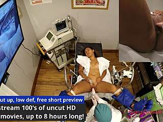 melany lopez the sexy latina nurse moans in latex with vibrator closeup