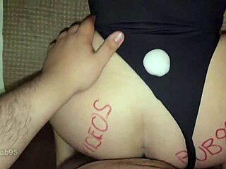 Watch me pound my curvy fat tits girlfriend amairani doggystyle rough big ass riding orgasm