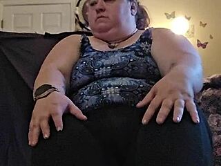 ever seen a fat-titted bbw milf rip clothes for naked yoga stretches?