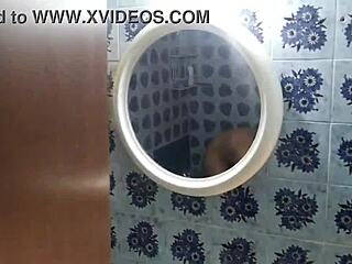 Hidden Cam Catches Stepsister's Curvy Ass in Steamy Bathroom Shower