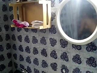 Hidden Cam Catches Stepsister's Curvy Ass in Steamy Bathroom Shower