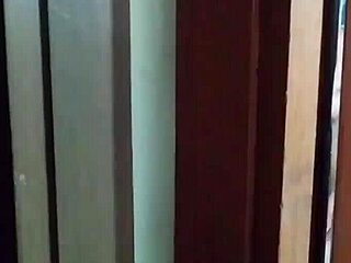 Hidden Cam Catches Stepsister's Curvy Ass in Steamy Bathroom Shower