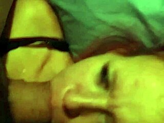 slut kneels training deep on thick cock with gagging sucks and sloppy saliva drips