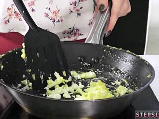 hairy teen loses orgasm game in family contest threesome
