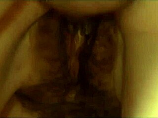 a redhead mommy lifts young guy's cock to her hairy pussy begging harder fucks