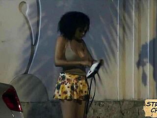 curly julie kay picked up and fucked outdoors pov