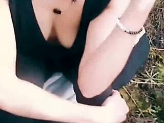 Sexo Al Aire Libre Con Extraño Que Me Mira Hace Días Bent Over Doggy Petite Latina Ass