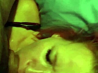 slut kneels training deep on thick cock with gagging sucks and sloppy saliva drips