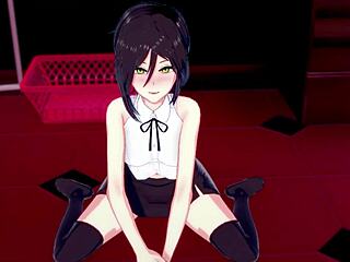 Chainsawman hentai girls masturbate in pov jerk off roleplay compilation