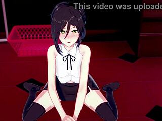 Chainsawman hentai girls masturbate in pov jerk off roleplay compilation