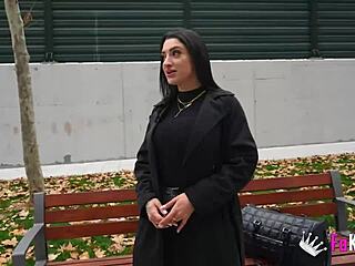 nelia estrada's huge tits bounce wildly during sexual tour of madrid with rough doggystyle pounding and public riding