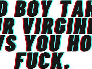 Bad Boy Destroys Virgin Pussy in Erotic Roleplay Teaching Brutal Fuck Lessons