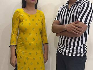 Indian neighbor's hot wife trades cylinder for rough doggystyle pounding fingering hairy pussy till cum facial from bhaiya