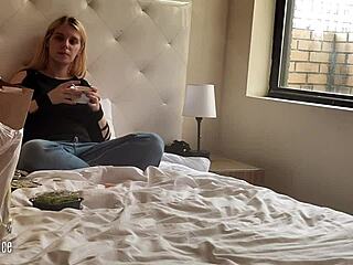memel wilde eagerly sucks throbbing black dick before lunch then again after in crisp hd