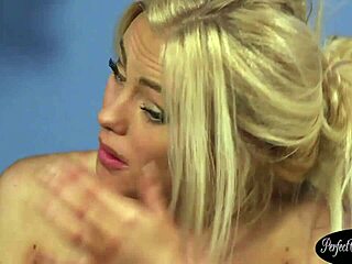 small tits uk babe kneels for pov cock blowjob cum facial