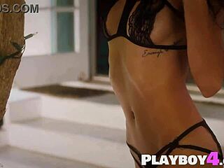 damn i love this sexy latina milf stripping her perfect ass in lingerie