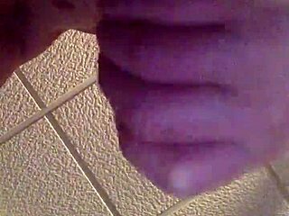 stroking my throbbing big fat cock until it explodes hard!