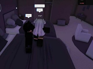 roblox furry roleplay turns into shower hotel room fuck session