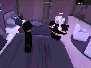 roblox furry roleplay turns into shower hotel room fuck session