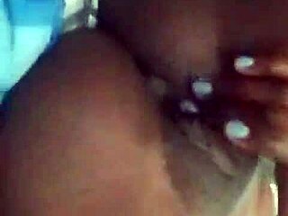 damn she squirts everywhere shaking that big ebony ass on the hospital bed