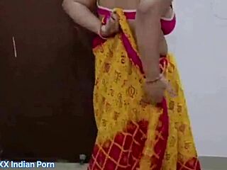 Indian maid bends over doggystyle for hardcore homemade pounding