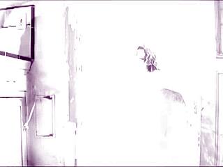 Picture waking to kitchen counter where skinny girl spreads for raw doggystyle cumshot