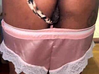 str8rich spots hot ebony teen wife on moving box and pounds her tight pussy doggystyle close-up