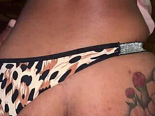 str8rich spots hot ebony teen wife on moving box and pounds her tight pussy doggystyle close-up