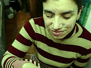 imagine handheld pov blasting old school facial cum all over