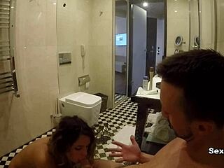 after sexydea's passionate pounding, her wet pussy shakes in steamy SHOWER cowgirl