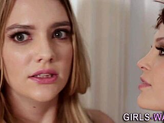WHAT IF BLONDE BABE TASTES TATTOOED GIRL'S SWEET PUSSY IN HD LESBIAN ORAL?