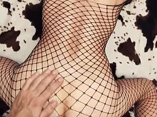 Gypsy Skinny MILF Porno Model Teases in Erotic Lingerie