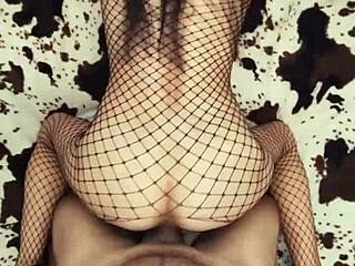 Gypsy Skinny MILF Porno Model Teases in Erotic Lingerie