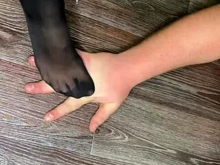 Extreme foot fetish closeups of wrinkled soles toes and arches worshipped