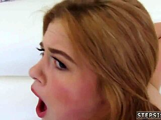skinny petite 18 year old redhead teen gives stepbro deep obsession blowjobs