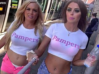 i can't believe jessica morgan and tammy pink flash nappies publicly