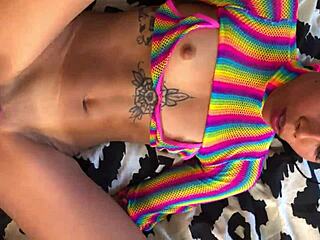 que rico papi... this petite latina's tight pussy stretches on monster cock so good!