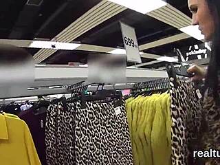 i get seduced by adorable czech teen in shop then rip clothes for pov pounding