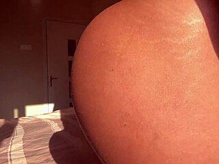 Stepdaughter rams huge dildo deep in her asshole squirting wildly while craving daddy's rough anal creampie finish