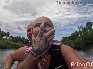 hot alternative blonde harley king fucked rough on public jet ski