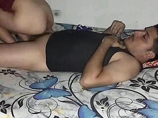colombian dude barebacks venezuelan chicks ass in homemade gay couple action