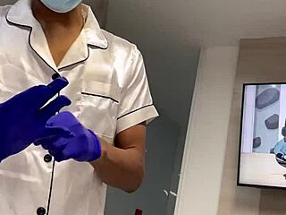 horny doctor pounds ebony teen patient with monster cock creampie blast