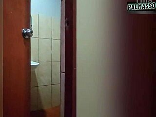 street milf slut's tight ass doggystyle pounded till cock dirties with her shit