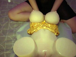 POV Threesome with Perfect Curvy Tantaly Fuck Doll Dripping Wet!