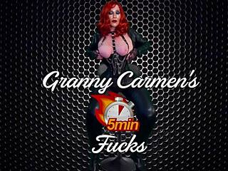 granny carmen angel shares black widow masturbation secrets close-up